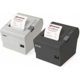 Epson TM-T88VI - Bon-Thermodrucker mit USB, Ethernet und RS-232 in schwarz inkl. USB-Datenkabel und Netzteil