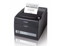 Citizen CT-S310II - Thermo-Bondrucker mit Ethernet und USB Anschluss in schwarz Inklusive Netzteil und USB-Anschlusskabel