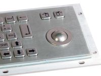 ART development IKB-299-GT Einbau(Industrie)-Tastatur Deutsch, m. Trackball, USB