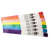 Zebra Z-Band Direct - Armband-Kassetten mit Selbstklebe-Verschluß, weiß, Kinder 1x7, Kit mit 6 Kassetten (pro Kassette 300 Armbänder)