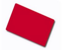 ART development Plastikkarte - 30mil, 0,76mm (blanko) - rot (Verkauf nur als Verpackungseinheit, VPE = 100 Stück)