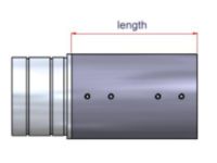 ANKER Verlngerung - fr Flexi Stand, Lnge ca. 160 mm, Rohrdurchmesser ca. 54 mm ohne Ausschnitt
