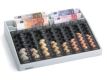 INKiESS Kassenkombination - REKORD 84 PL mit 8 Einzelmnzbehltern und 4 Banknoten-Steilfchern
