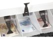 INKiESS Schreibtischkasse - REKORD 8150 PLS mit 8 Einzelmnzbehltern, 5 Banknotenfchern mit Banknotensicherungen,1 Mnzmulde und 1 Rollenfach