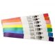 Zebra Z-Band Direct - Armband-Kassetten mit Selbstklebe-Verschluß, weiß, Säuglinge 1x6', Kit mit 6 Kassetten (pro Kassette 350 Armbänder)