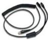 Zebra (Motorola) Keyboard Wedge cable KB 9ft., coiled/spiral for LS3408 LS3578 LS9208