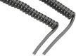 Zebra RS232 Kabel True Cvtr, DB9 Female, Pwr Pin 9, TxD on 2, 9ft. Coiled/Spiralkabel für LS3408