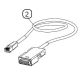 Datamax Parallel - Seriell Converter-Kabel fr MP Compact4